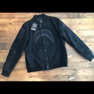 HUDSON MENS JACKET W/ RHINESTONES SIZE L MENS